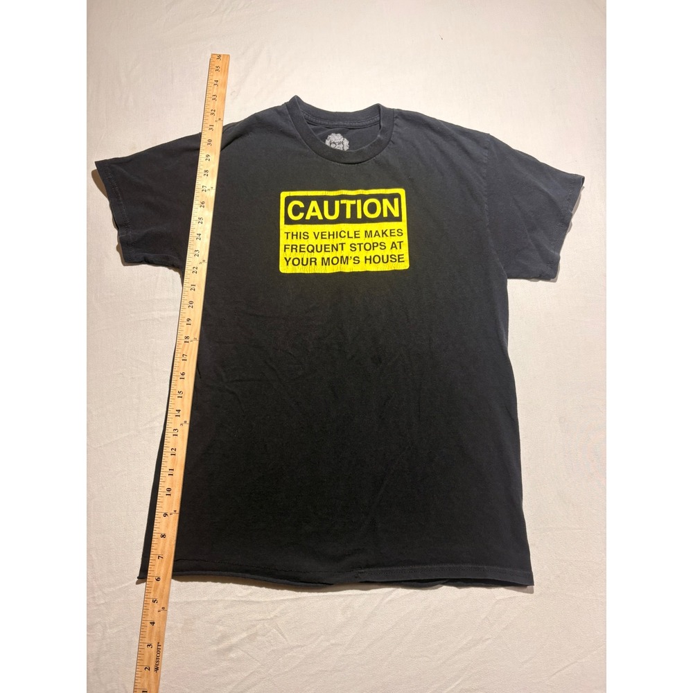 Danny Duncan Caution Your Moms House Graphic T-Shirt Black Mens Medium